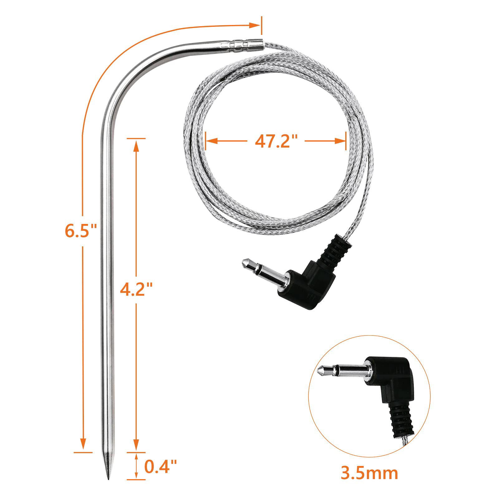 Grill Meat Probe for CharGriller Gravity Fed 980