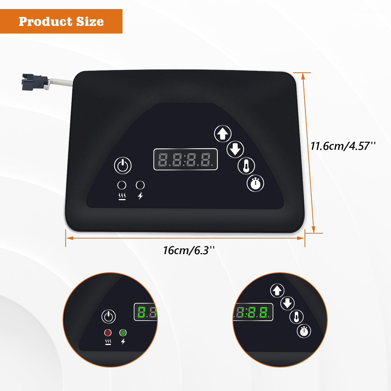 YAOAWE Upgraded Digital Thermostat Controller Kit Replacement for Traeger  Wood Pellet Grills, with RTD Temperature Probe Sensor 