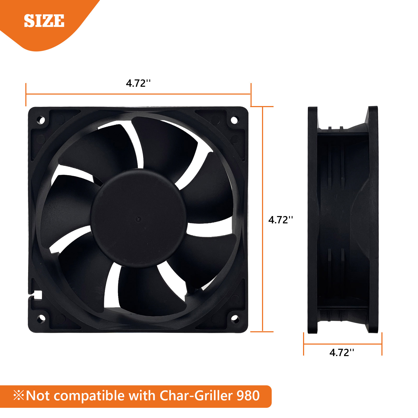 9904190040 Masterbuilt gravity fanE