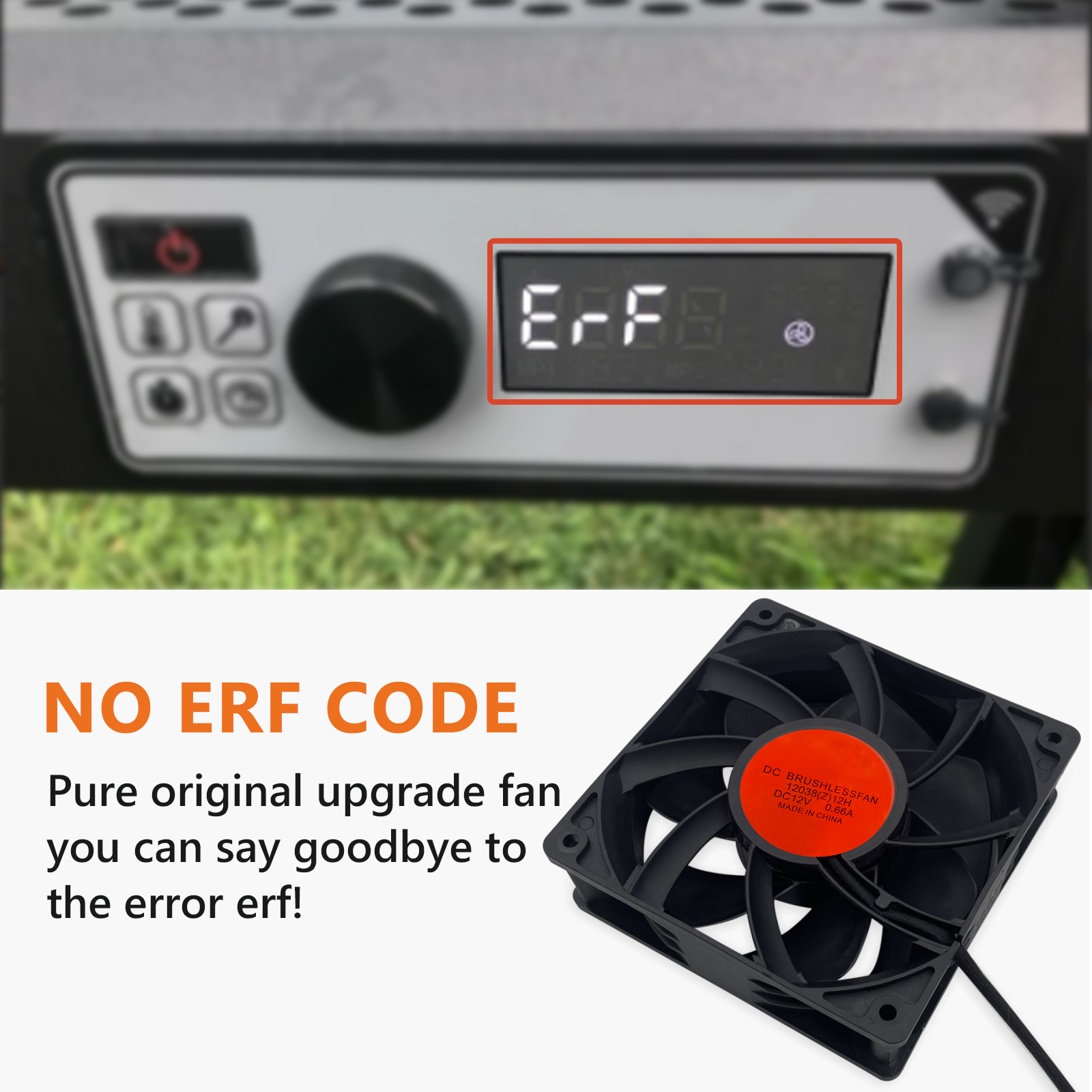 Char-Griller Upgraded Control Fan