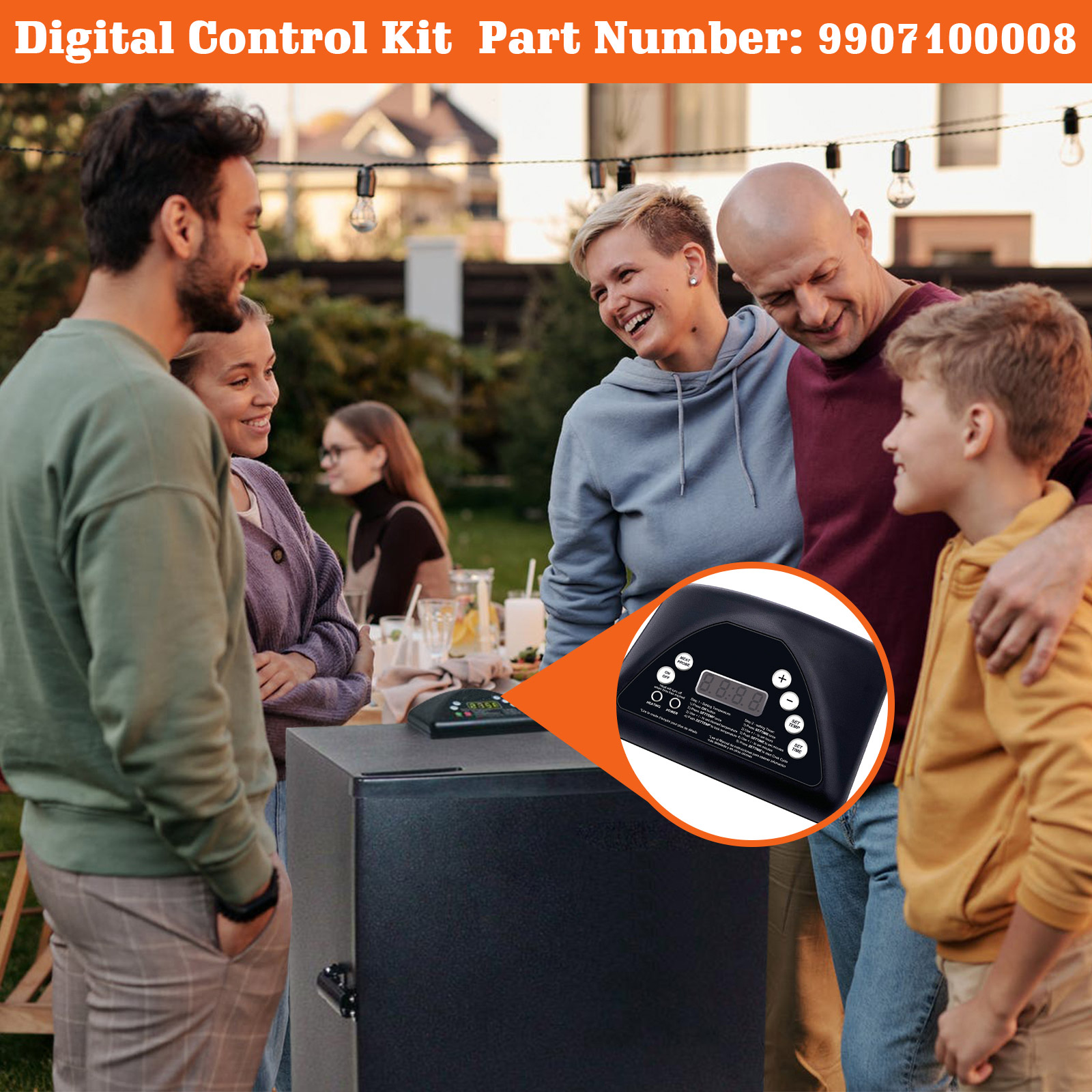 9907100008/Control Panel for Masterbuilt Smoker 9907100008/Control Panel for Masterbuilt Smoker