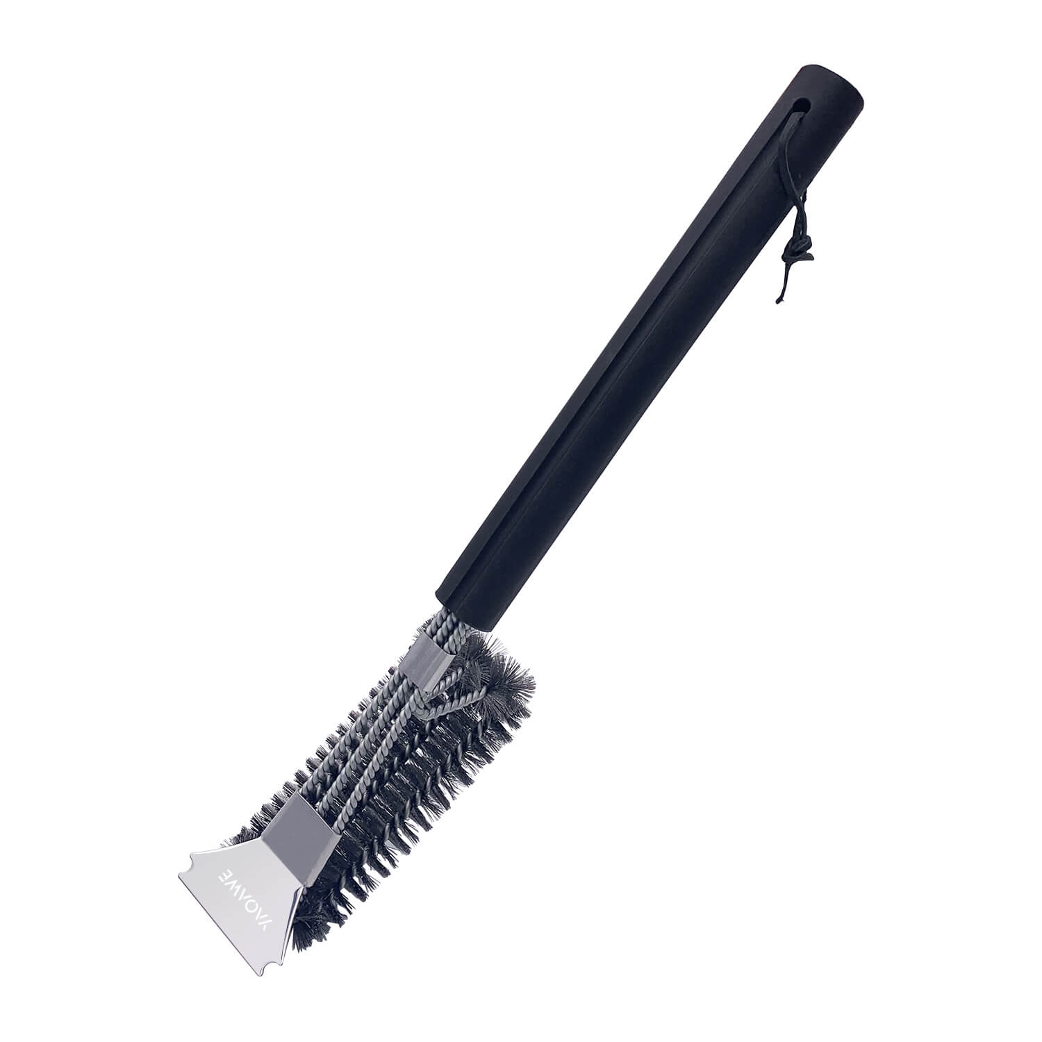Grill Brush and Scraper, Safe Wire Bristles 17" Barbecue Cleaning Brush-YAOAWE
