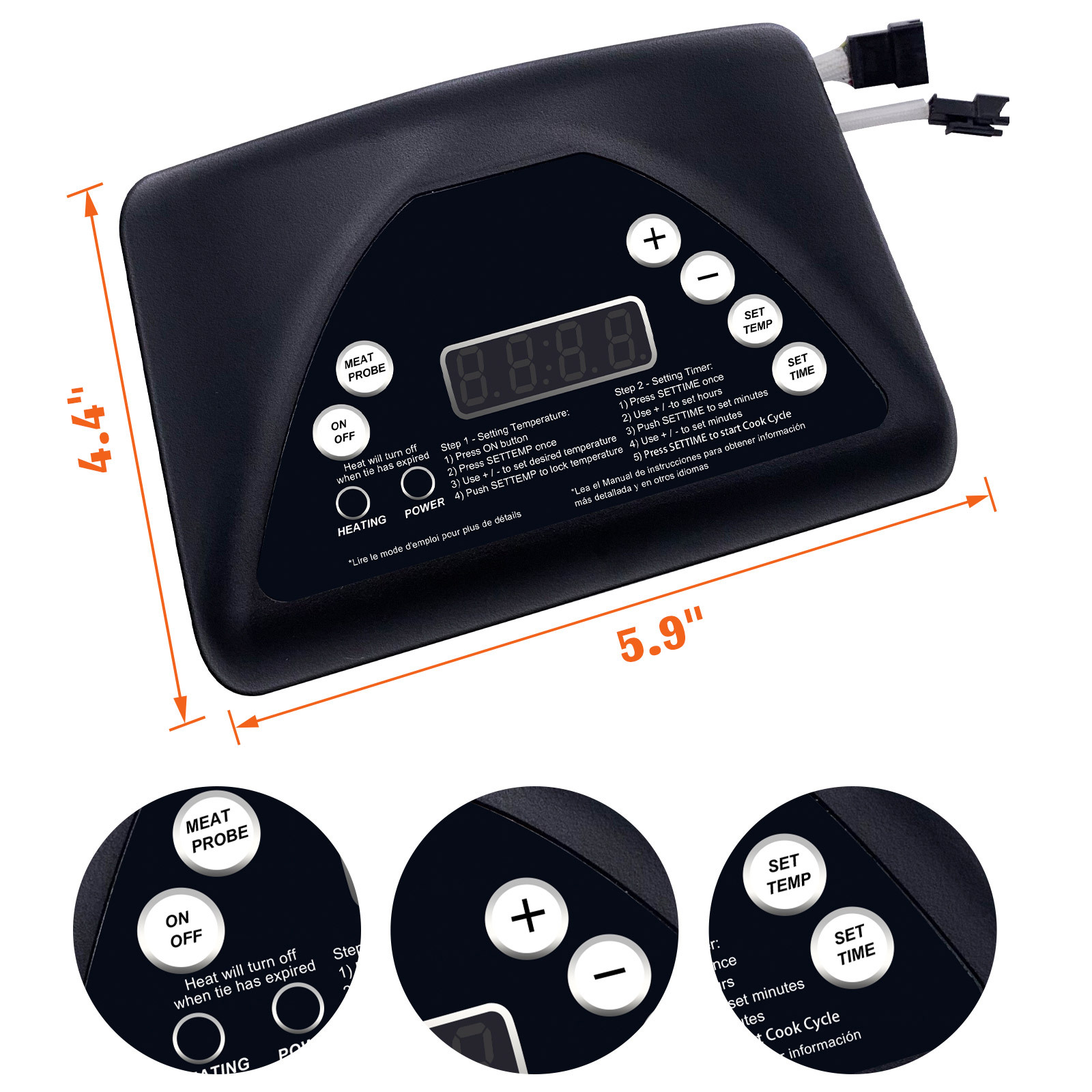 9907100008/Control Panel for Masterbuilt Smoker