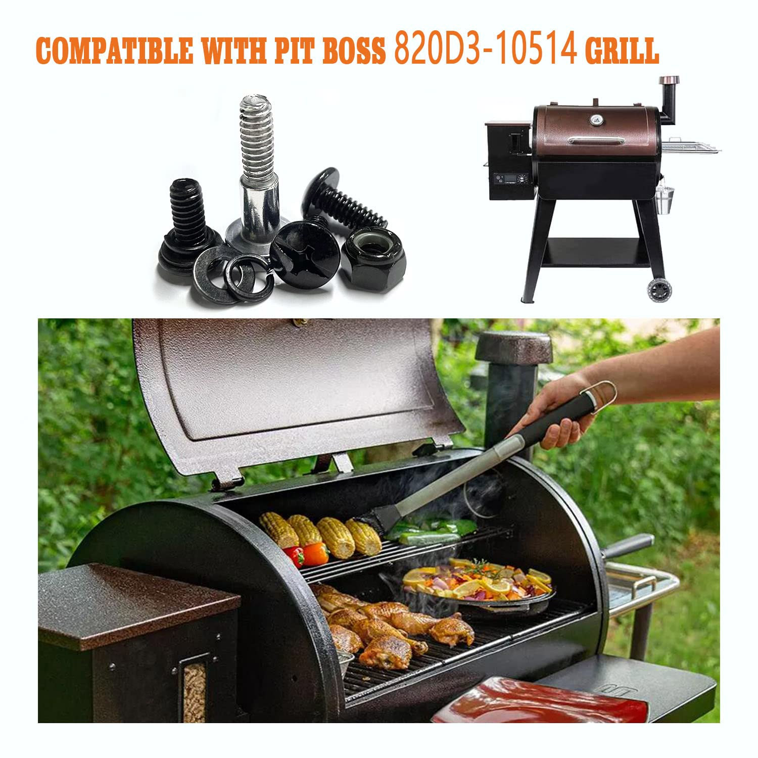 Pit Boss black hardware