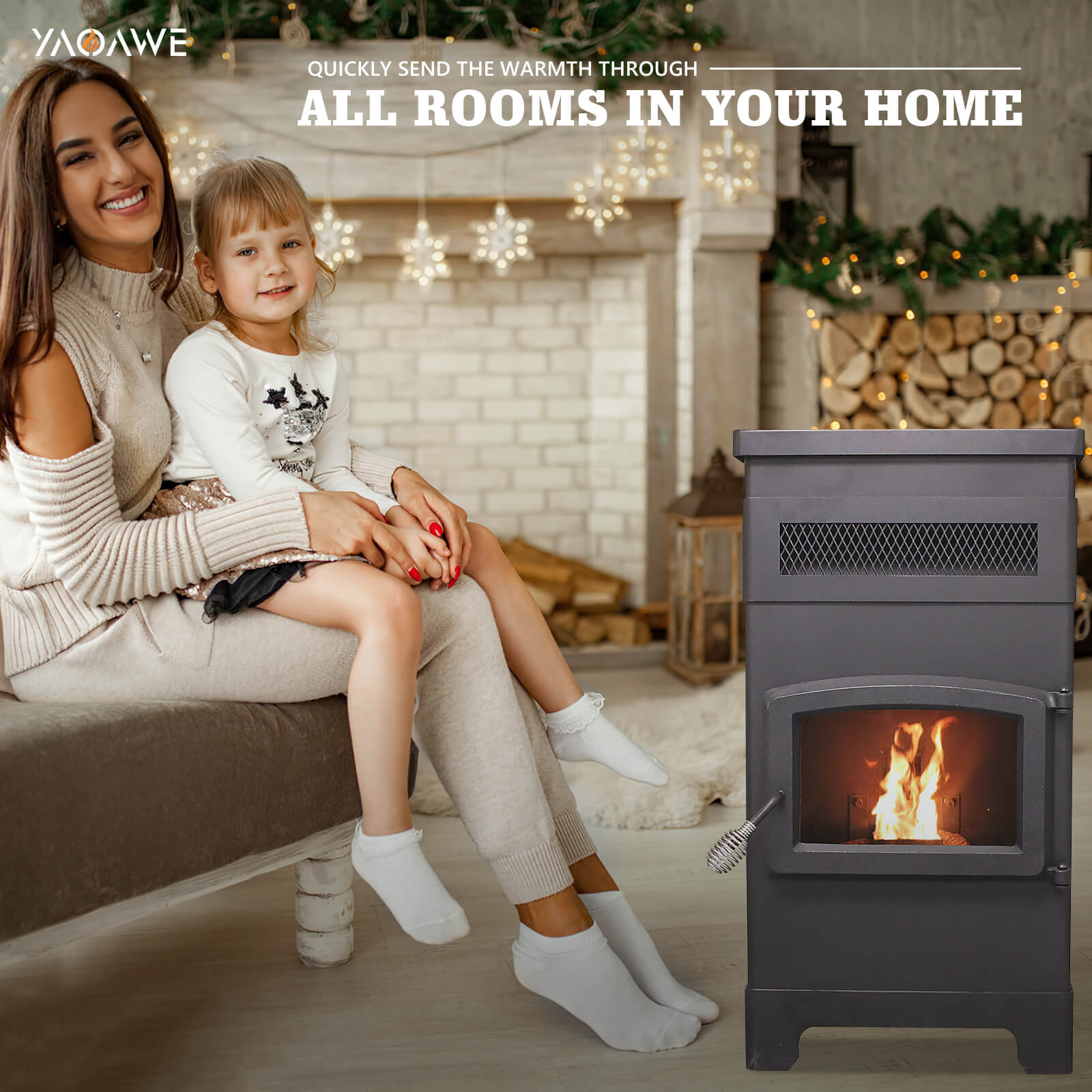 Igniter Replacement for US Stove, Ashley/King, Vogelzang Pellet Stove-YAOAWE