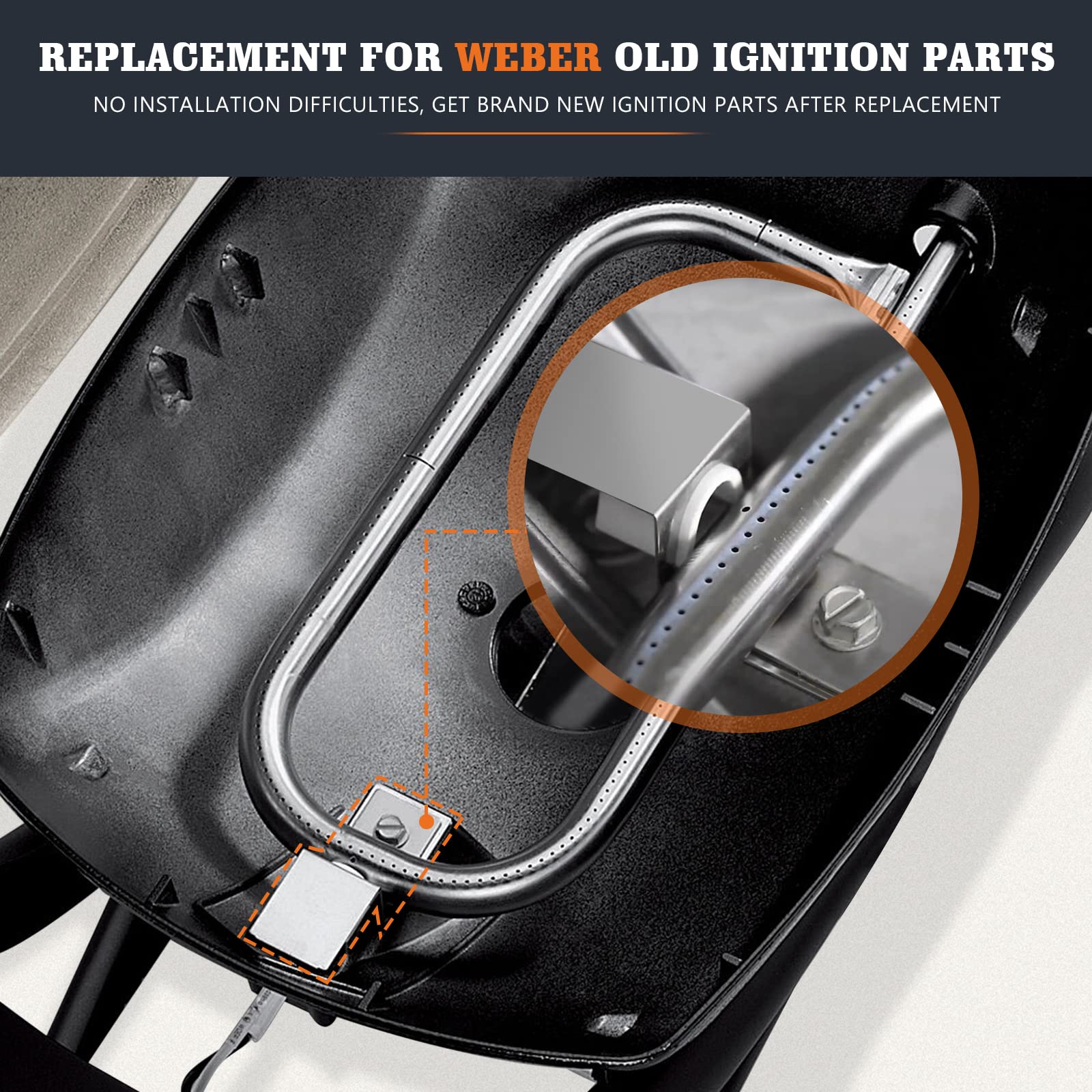 80462 Gas Grill Igniter Kit Replacement for er Q100/Q200