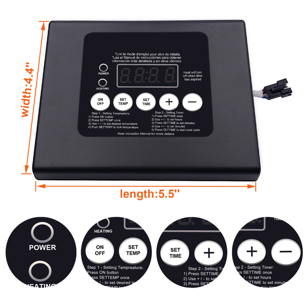 990050048/Control Panel Kit for Masterbuilt Smoker