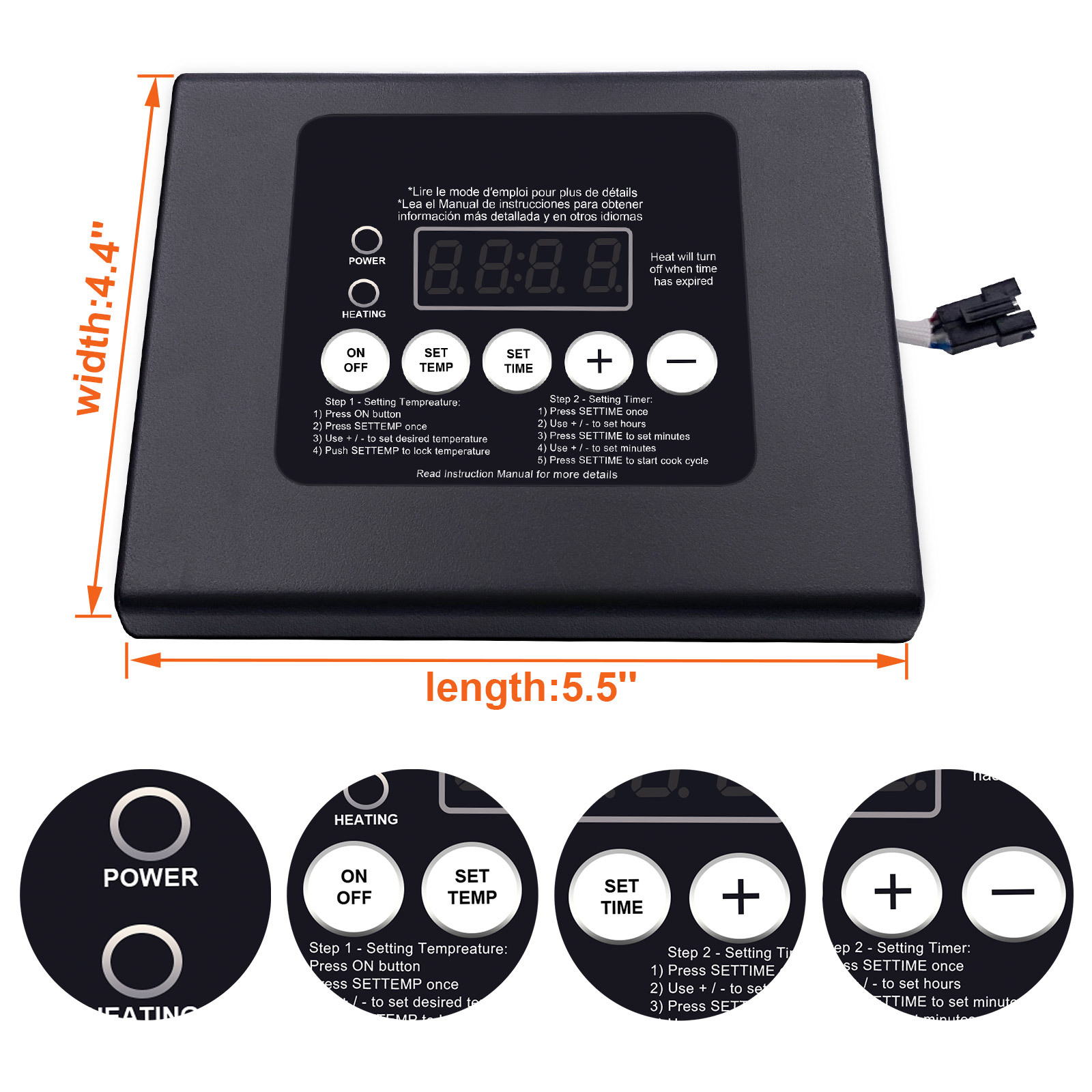 990050048/Control Panel Kit for Masterbuilt Smoker