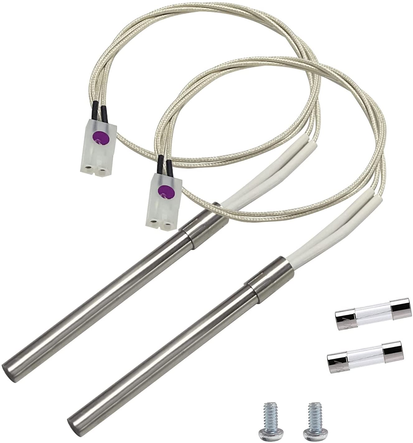 Igniter Kit Replacement for Pit Boss&Camp Chef Grills, 200W Hot Rod -YAOAWE