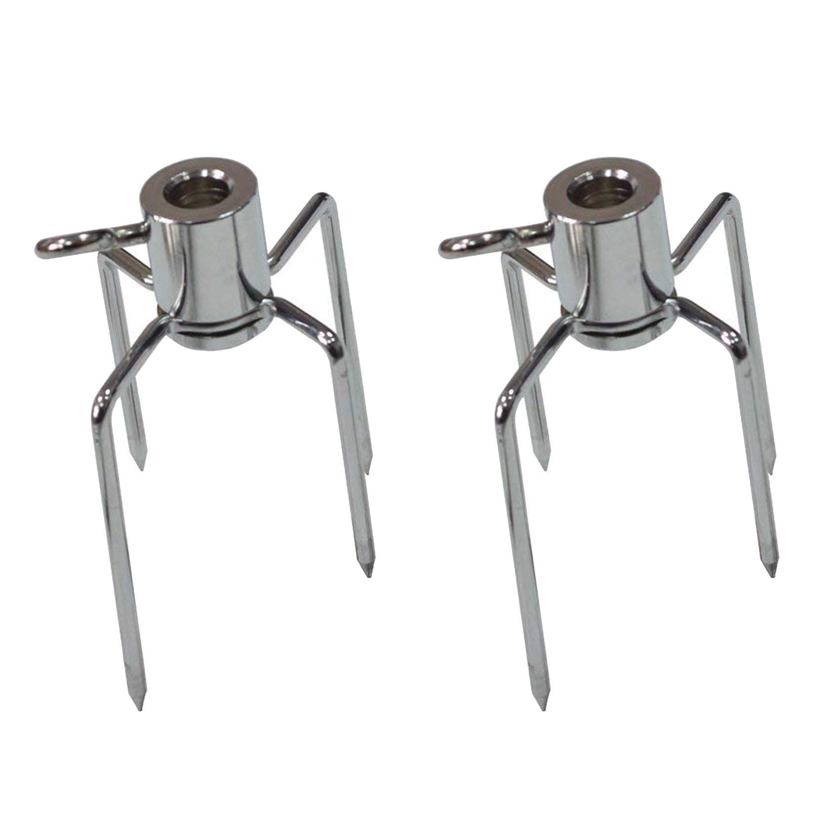Rotisserie Meat Forks for 1/2-Inch Hexagon & 3/8-Inch and 5/16-Inch Square Spit Rods-YAOAWE