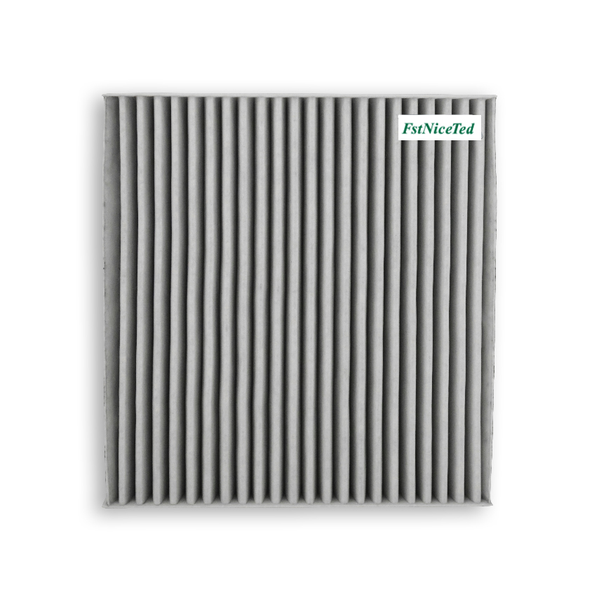 Activated carbon yellow non-woven air conditioning filter Apply to Geely FY11   OE  6600161473