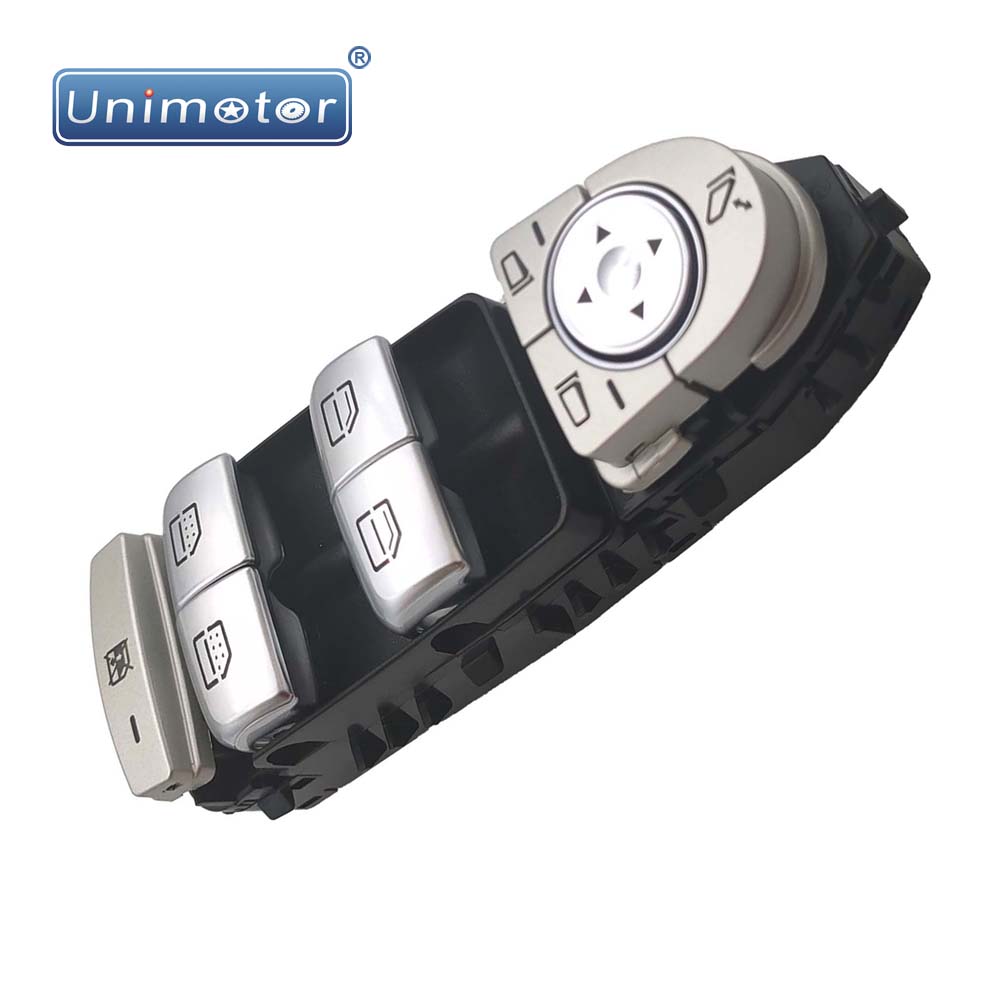 Left front lift switch (black) Apply to Benz W222 2013-2020   OE  222 905 2004