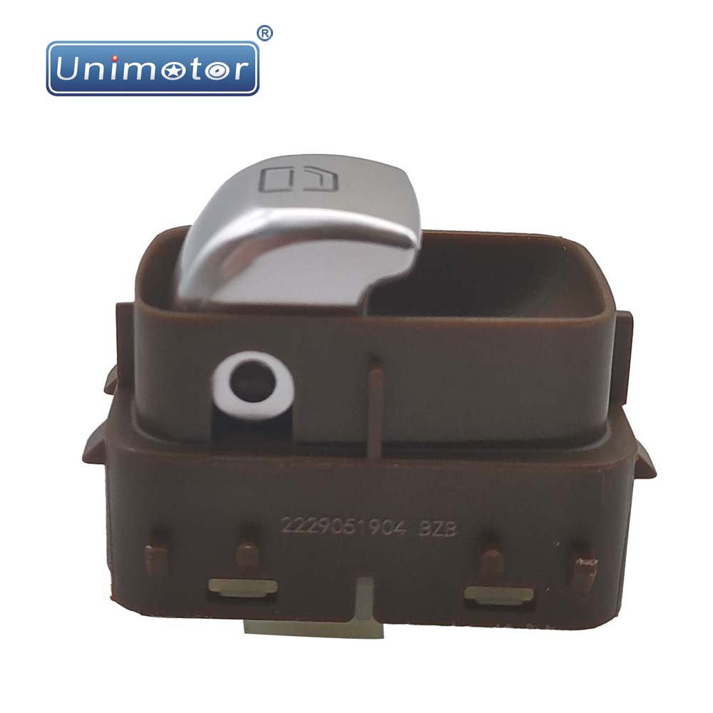 Right front lift switch (brown) Apply to Benz W222 2013-2020   OE  222 905 1904