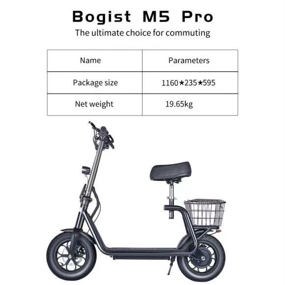 12 inch pneumatic scooter