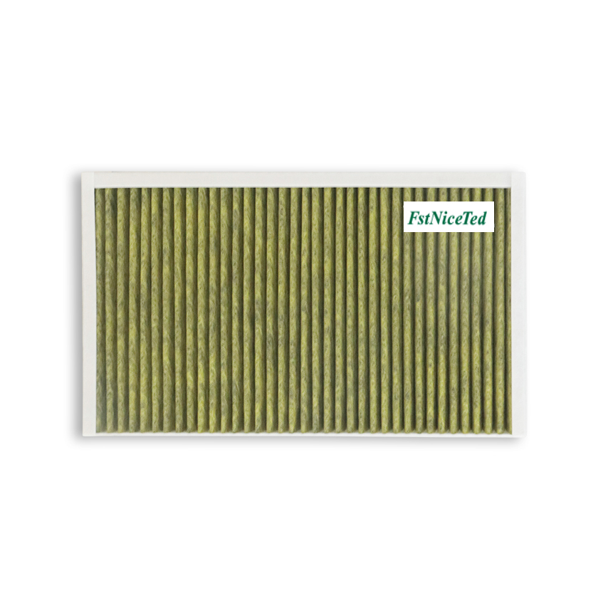 Activated carbon yellow non-woven air conditioning filter Apply to Mercedes car Viano Vito W630 C-lcass C220   OE  A6398350247