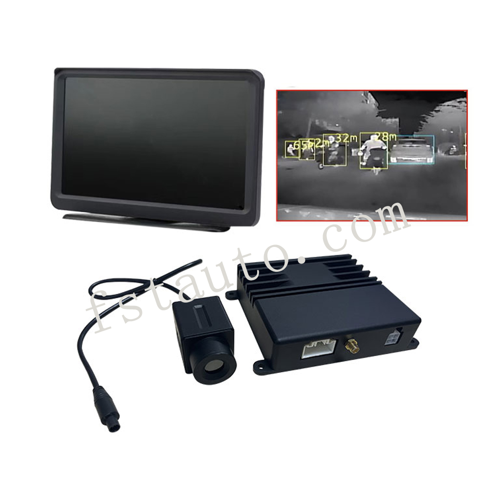 Car Night Vision IP67 Waterproof Avoid Obstacles System Driving Thermal Car Infrared Image Camera Auto Black Box Car Night Vision Camera for Cars