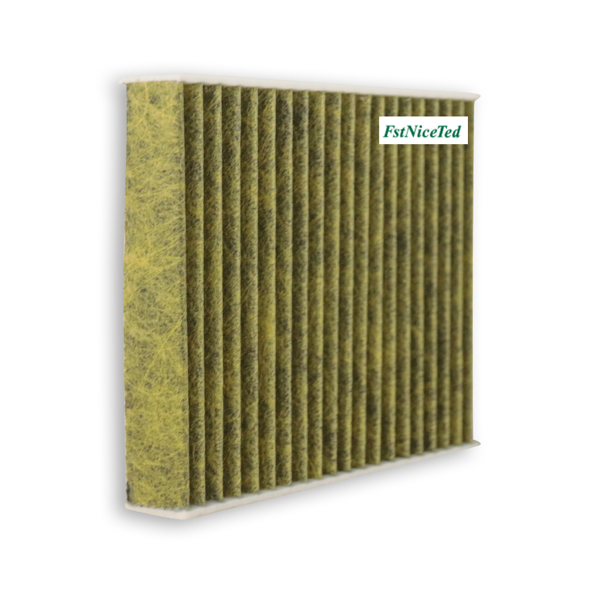 Activated carbon yellow non-woven air conditioning filter Apply to DAIHATSU XENIA faw   OE  87139-BZ021