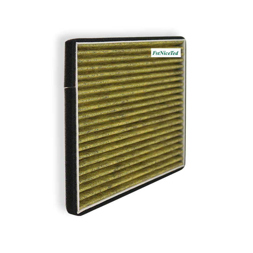 Activated carbon yellow non-woven air conditioning filter Apply to Byd F3 Emgrand EC7   OE  LAK 1436