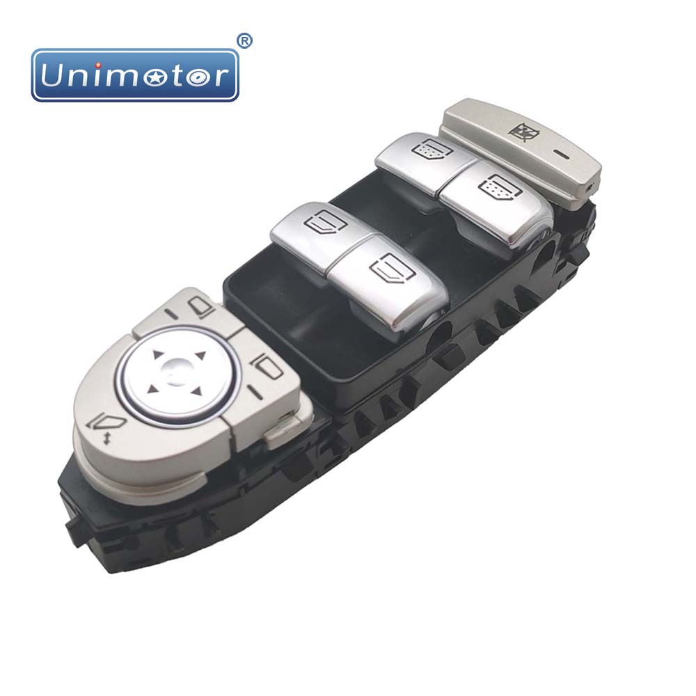 Left front lift switch (black) Apply to Benz W222 2013-2020   OE  222 905 2004