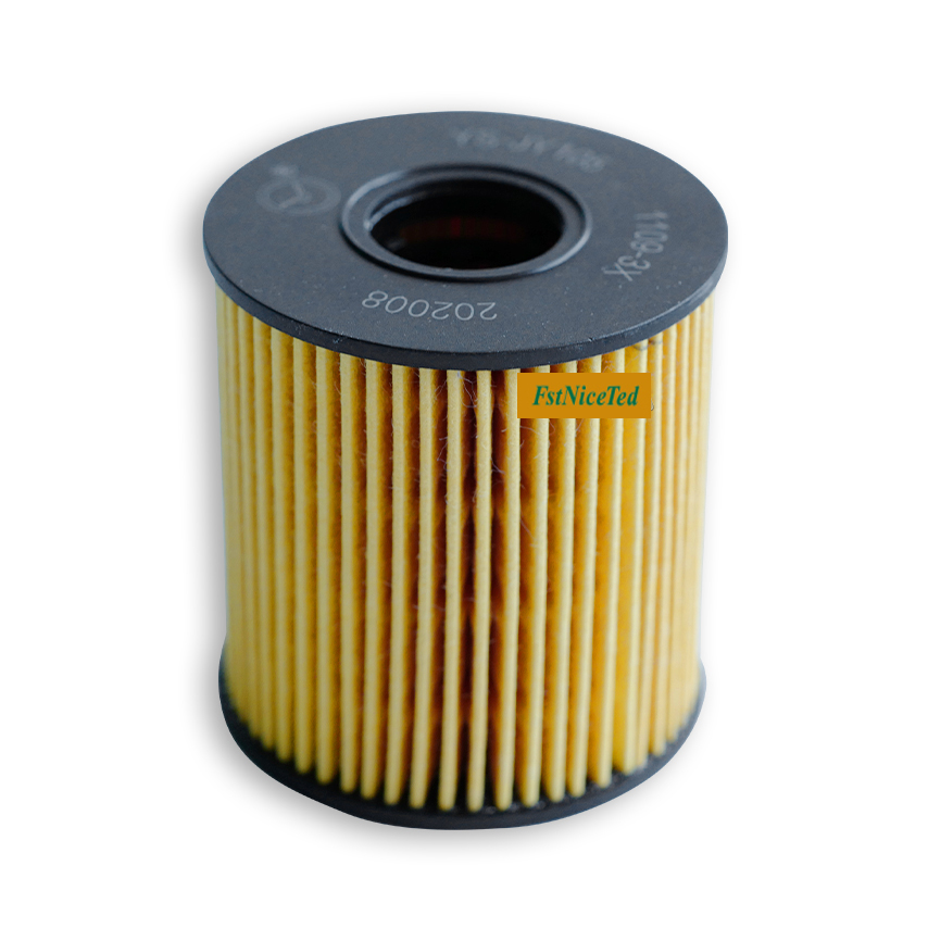 Paper filter core Apply to Elysee16V Peugeot206 307 C-Triomphe C-QUATRE Citroen Peugeot408/508/3008/301   OE  L358  1109-3X 1016051591