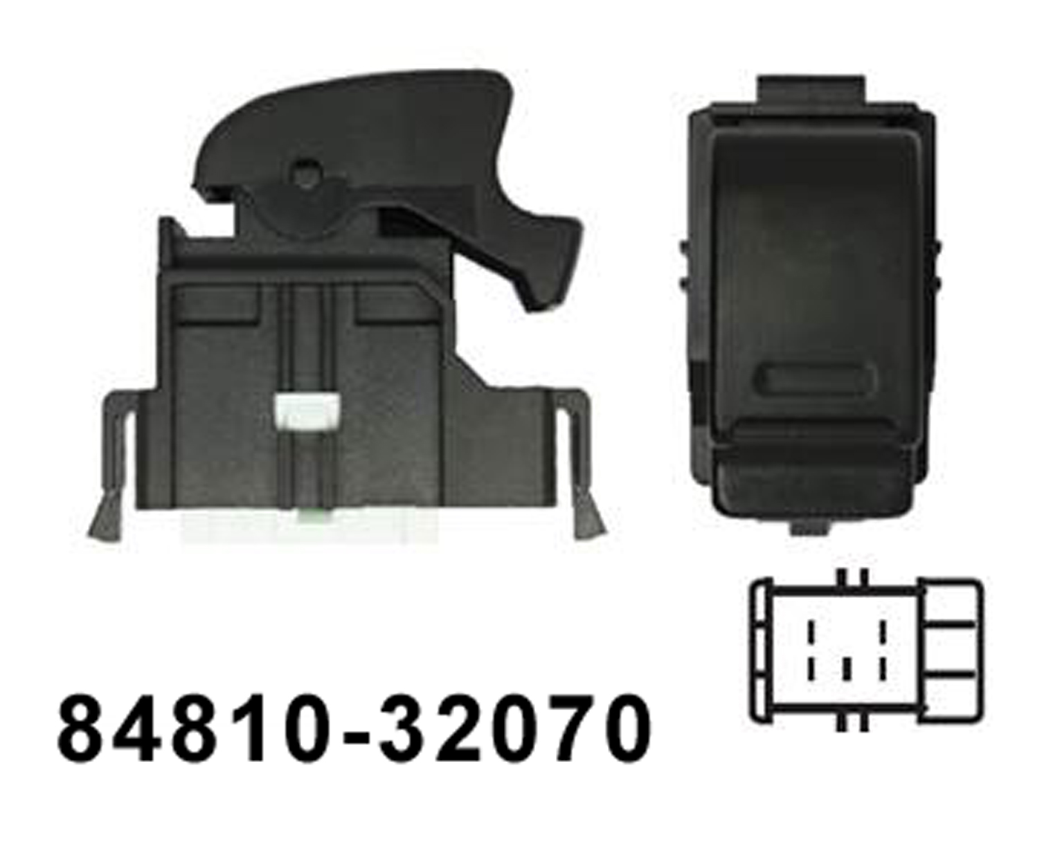 84810-32070 single button Power window switch for Toyota 4Runner SR5 1995-1998 FST-TO-2257 8481032070