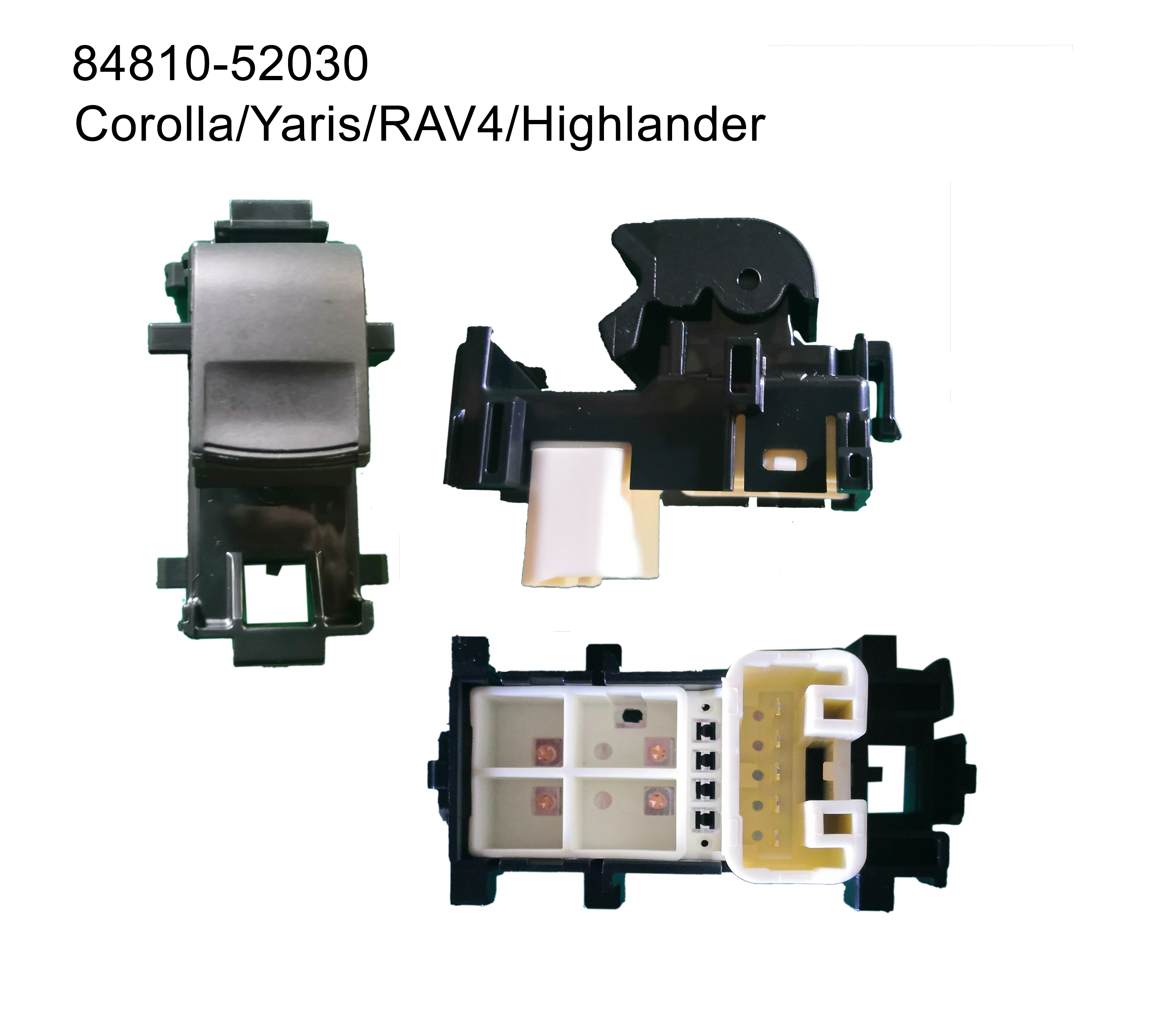 84810-52030 84810-06060 84810-02100 Single button Power window switch For Toyota Camry Prius Corolla Yaris RAV4 FST-TO-2250