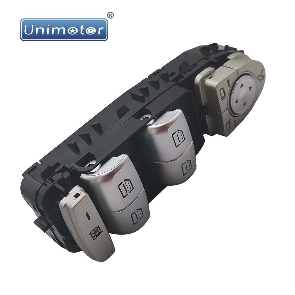 Left front lift switch (black) Apply to Benz W222 2013-2020   OE  222 905 2004