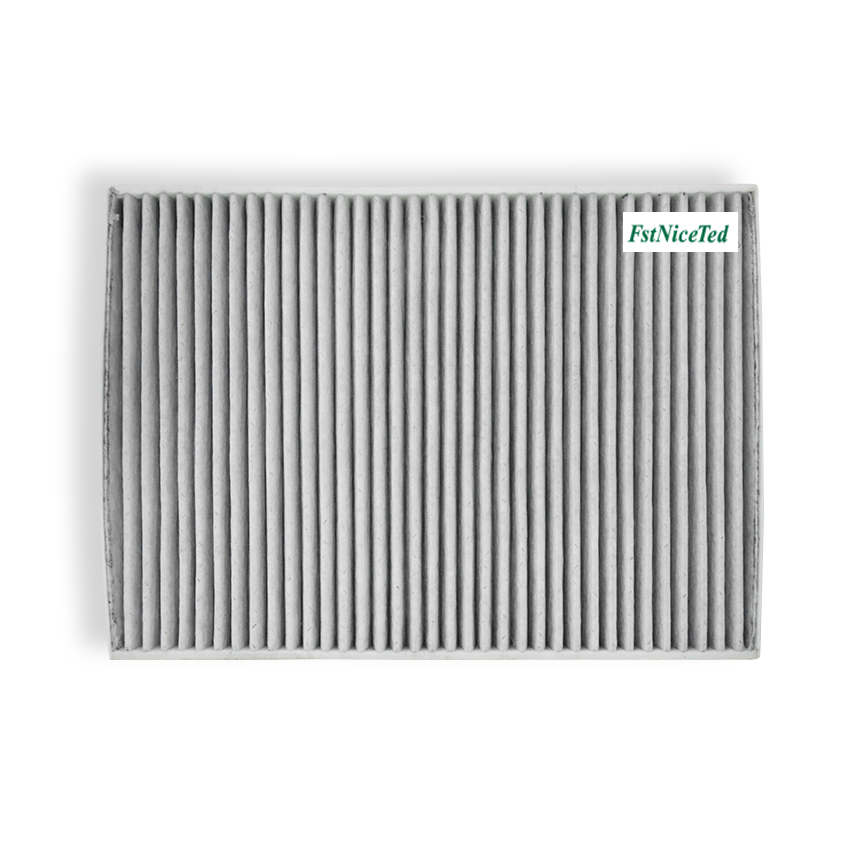 Activated carbon yellow non-woven air conditioning filter Apply to Audi A4L A6L Q5 Q7   OE  8WD 819 439 A