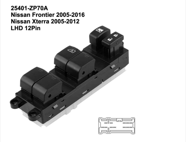 OE 25401-ZP70A main Power Window Switch For Nissan Frontier 2005-2016 Xterra 2005-2012 FST-NI-1270B