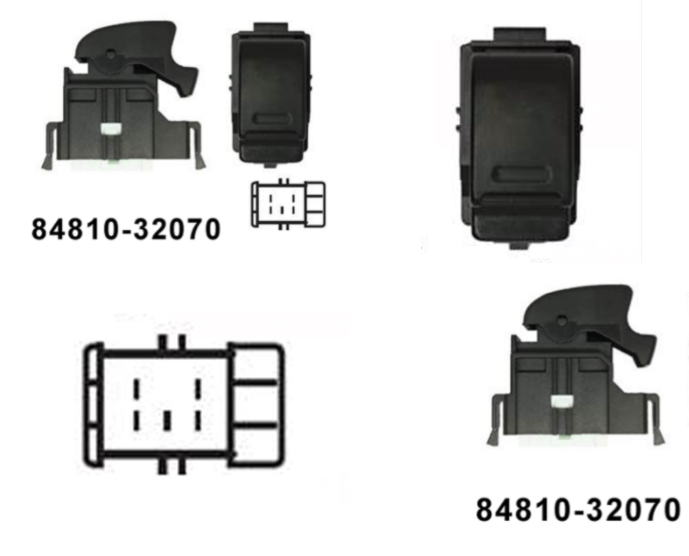 84810-32070 single button Power window switch for Toyota 4Runner SR5 1995-1998 FST-TO-2257 8481032070