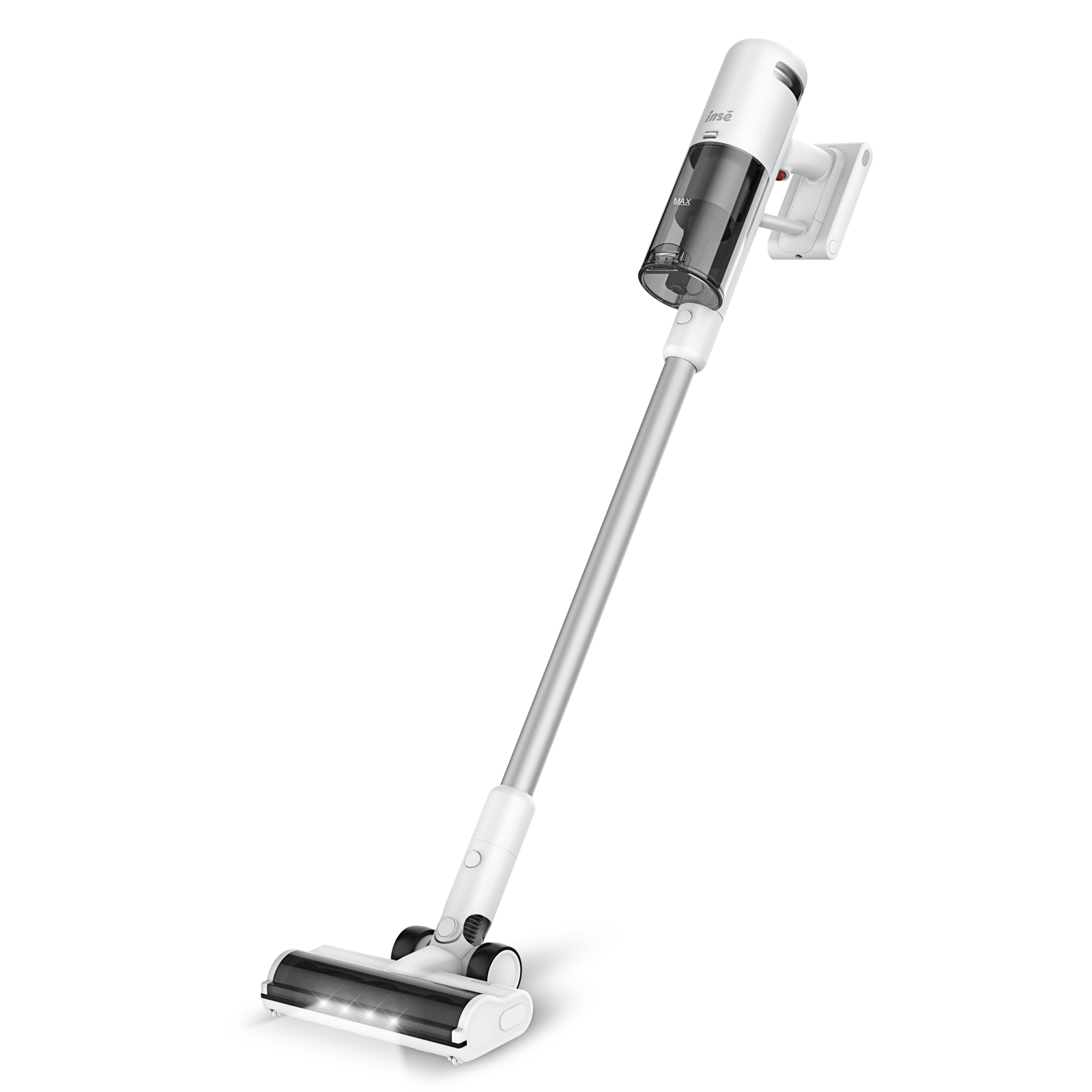 INSE® V120 Cordless Vacuum For Hard Floors with 25Kpa Powerful Suction and 60 min Long Runtime 