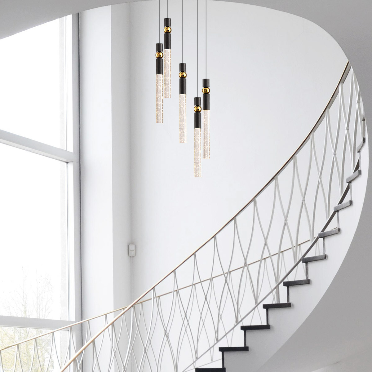 Pendant Light for Stairwell