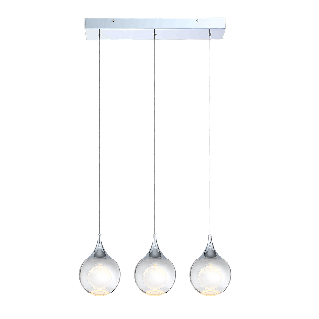 JoollySun 3-Light Pendant with Dimmable LED
