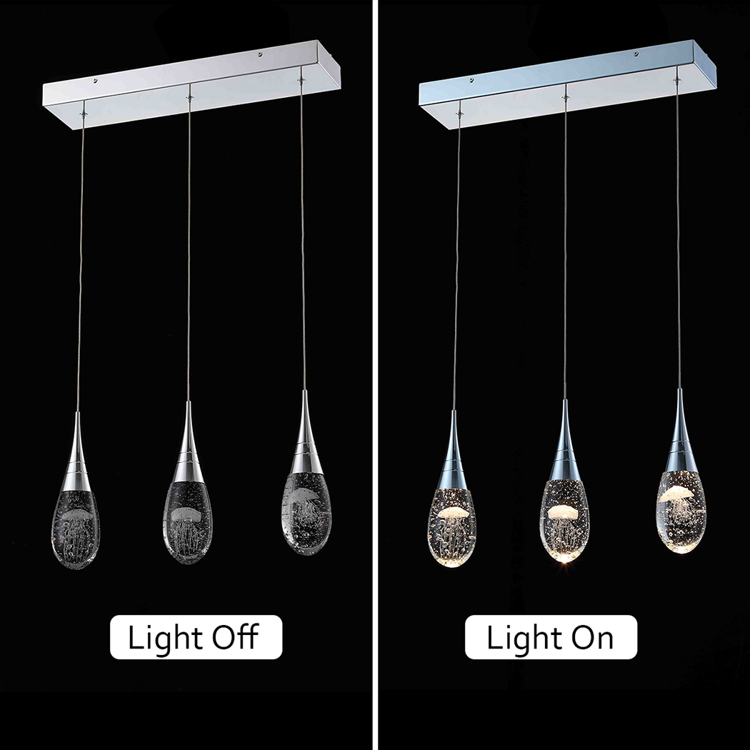 Crystal Pendant Lighting 3-Light