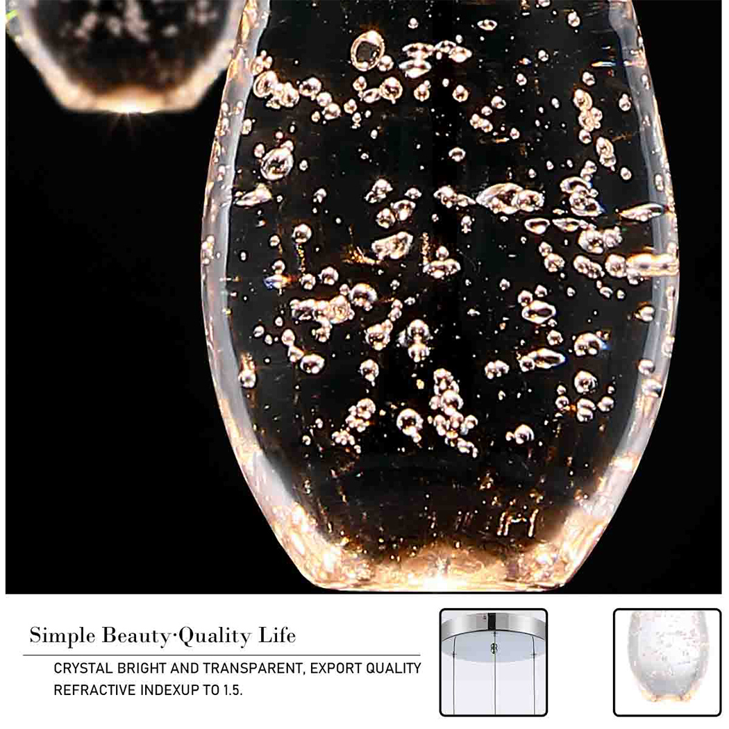 JoollySun Modern Pendant Light for Kitchen 3 Lights