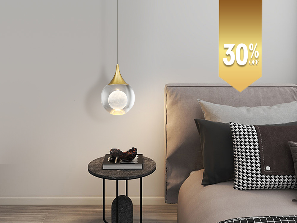 1-Light Crystal Pendant