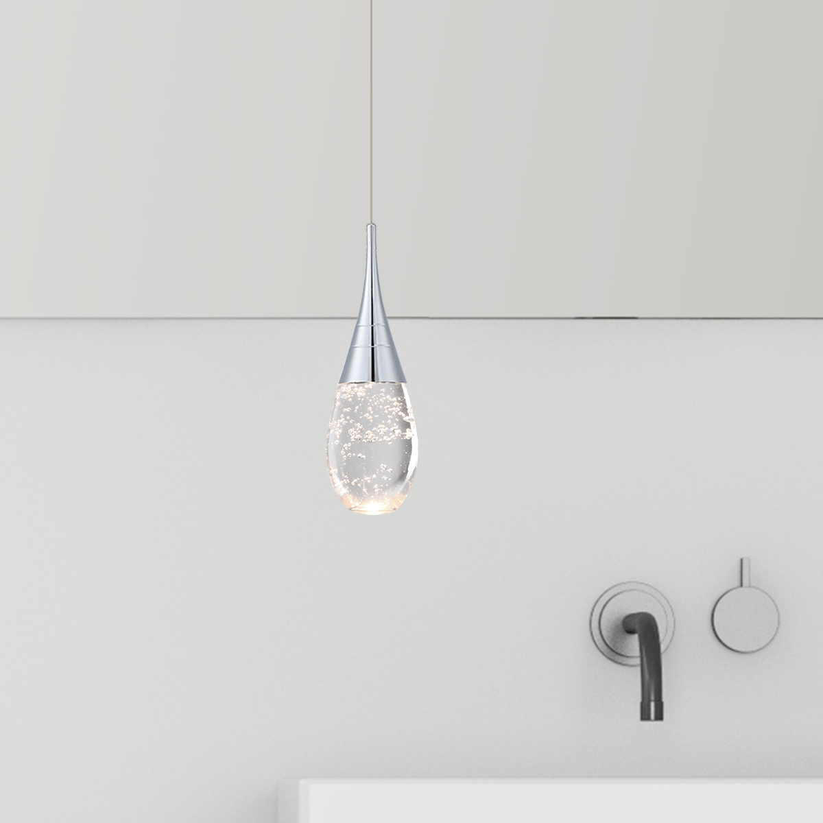 Single Pendant Lighting for Bathroom