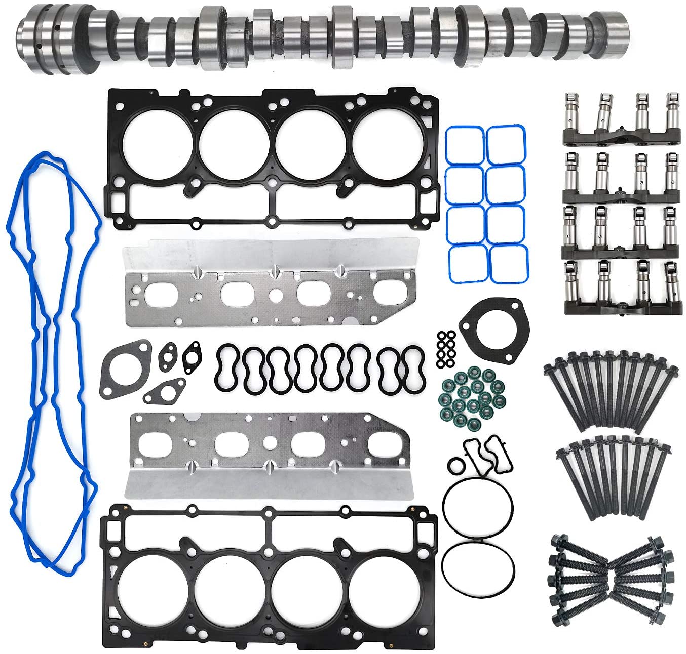 Dimaier MDS 53021726AE Camshaft Lifters Head Gaskets Kit Replacement for Dodge Ram 1500 5.7L 2009-2016 53021726AD 
