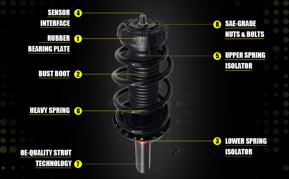 Cadillac XTS 2013-2018 Front Shock Absorber Assembly 580-1096 with ...