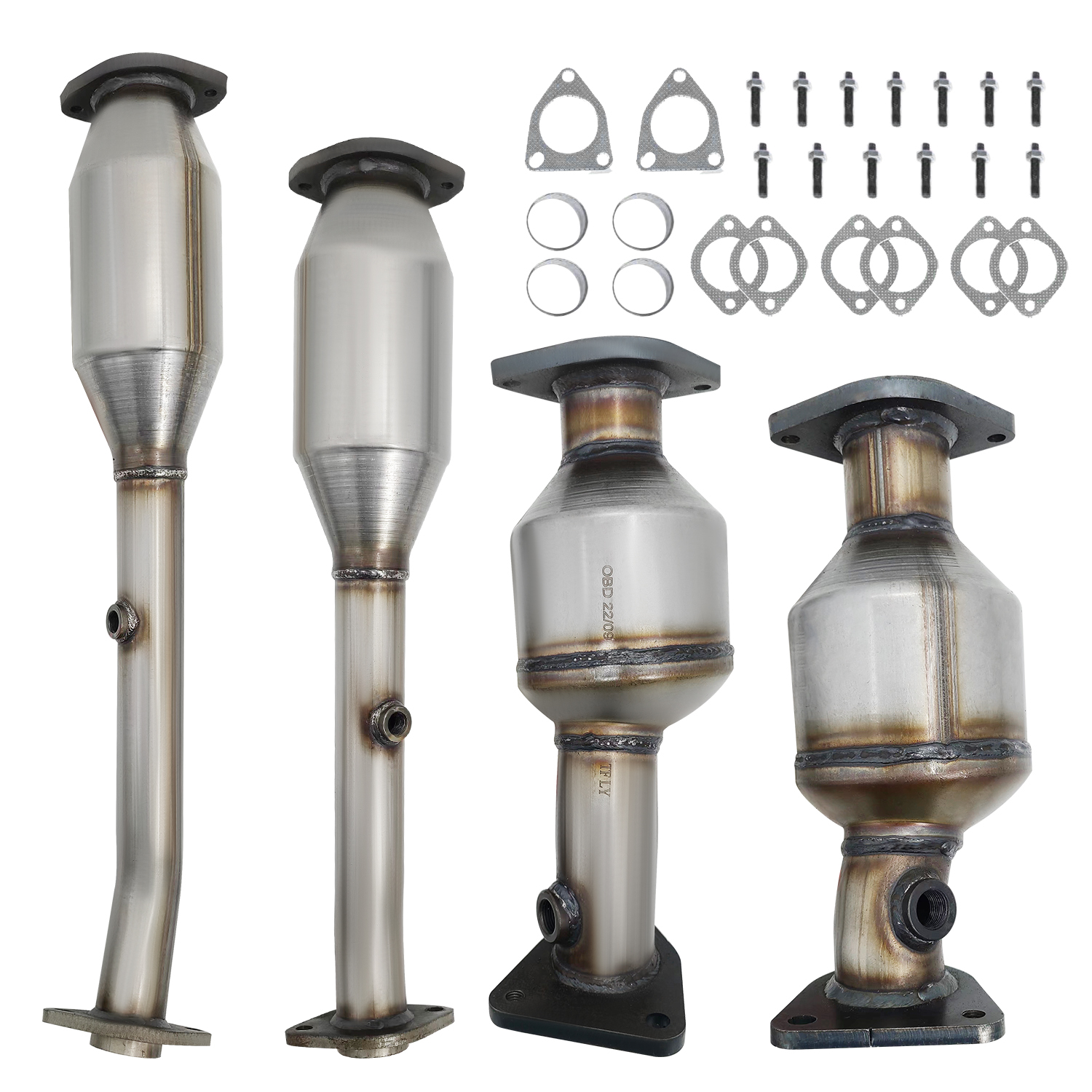Catalytic Converter OBD Ⅳ Bolts Gasket Fit for 2005-2014 Nissan Frontier/Xterra 4.0L(EPA Compliant) LUFT MEISTER