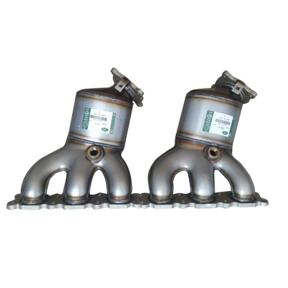 2008-2012 Land Rover LR2 3.2L L6 - Gas Front Catalytic Converter Exhaust Pipe LR001967 LR001968