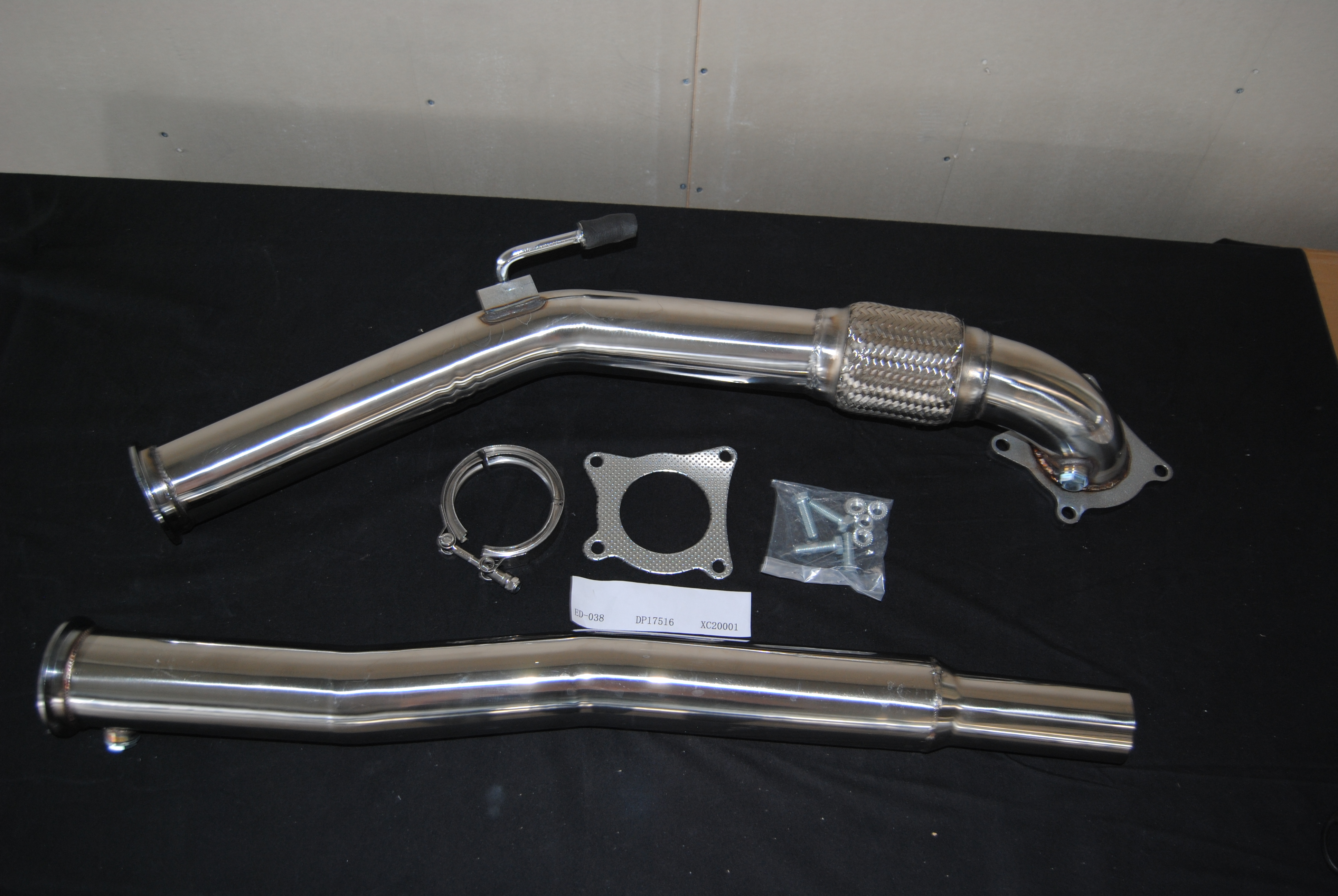 2006-2009 exhaust pipe fit for Golf GTI mk5 mk6