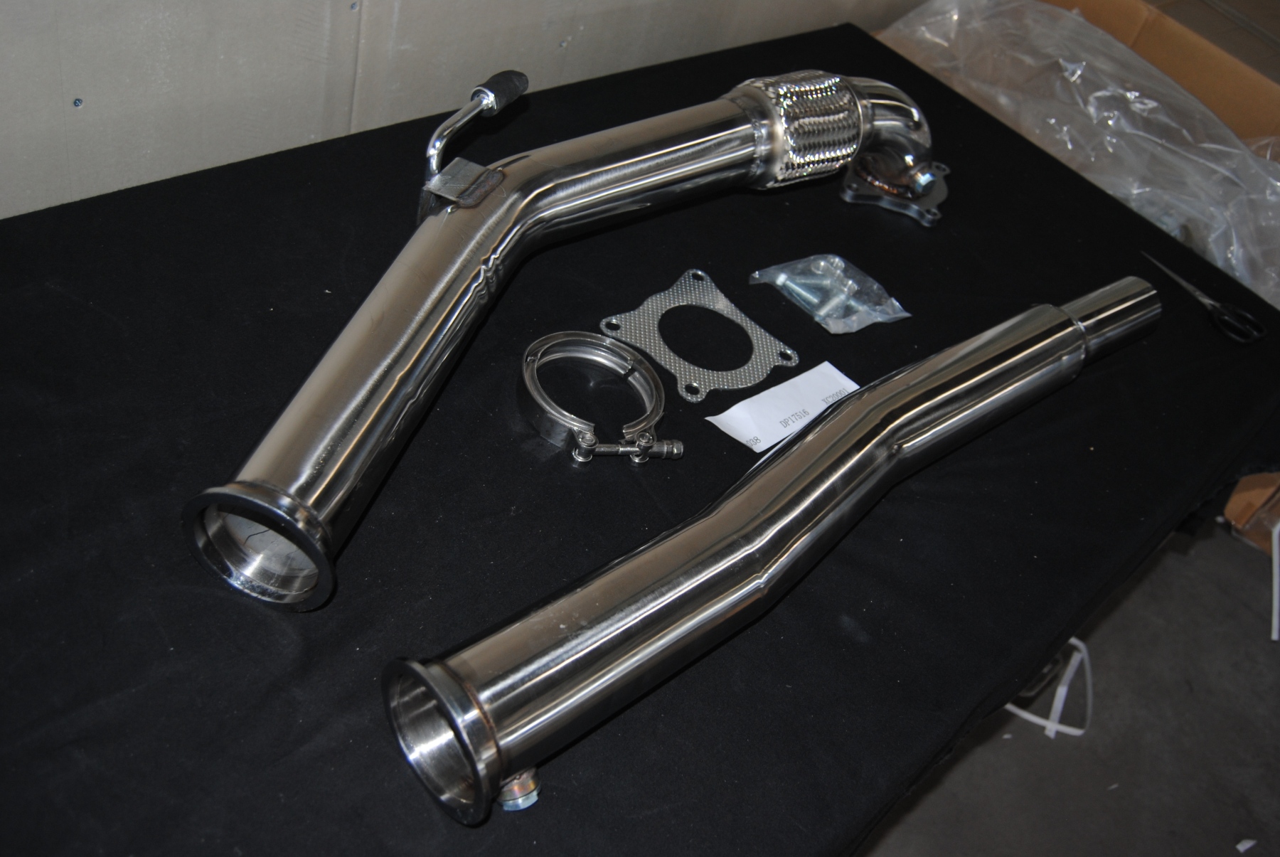2006-2009 exhaust pipe fit for Golf GTI mk5 mk6