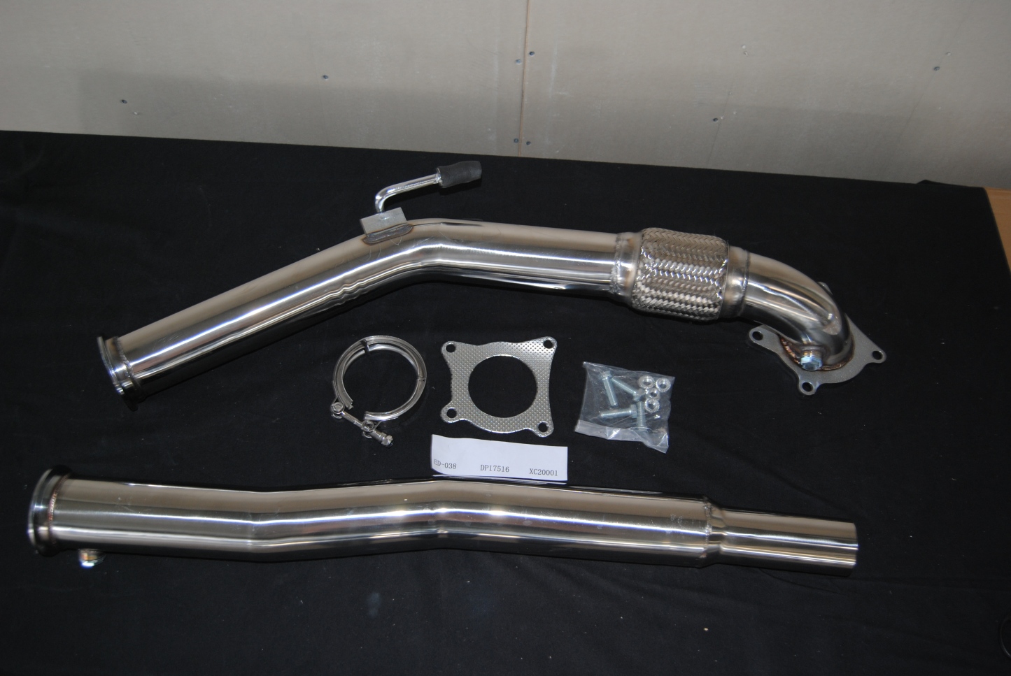 2006-2009 exhaust pipe fit for Golf GTI mk5 mk6