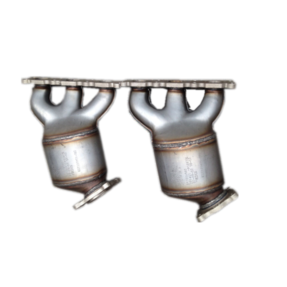 2008-2012 Land Rover LR2 3.2L L6 - Gas Front Catalytic Converter Exhaust Pipe LR001967 LR001968