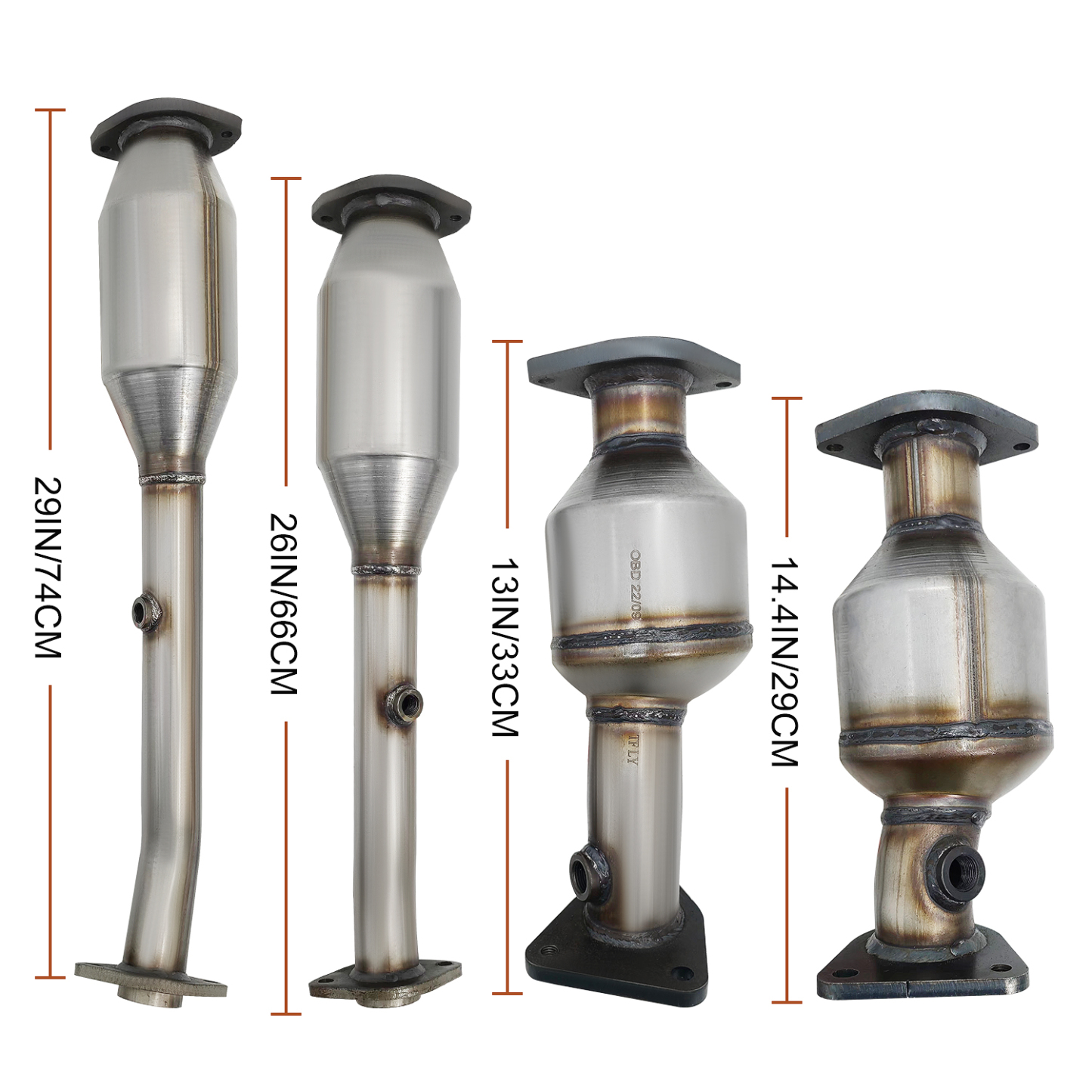 Catalytic Converter OBD Ⅳ Bolts Gasket Fit for 2005-2014 Nissan Frontier/Xterra 4.0L(EPA Compliant) LUFT MEISTER