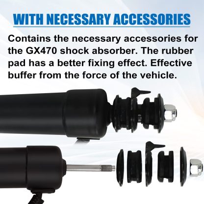 Toyota Lexus GX470 Rear Shock Absorber Fit For Toyota Land Cruiser Prado 120 2002-2009, Lexus GX470 4.7L 2003-2009 48530-69485