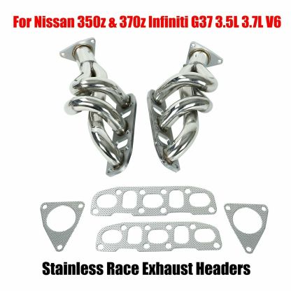 Exhaust Header for Nissan 350z & 370z Infiniti G37 3.5L 3.7L V6
