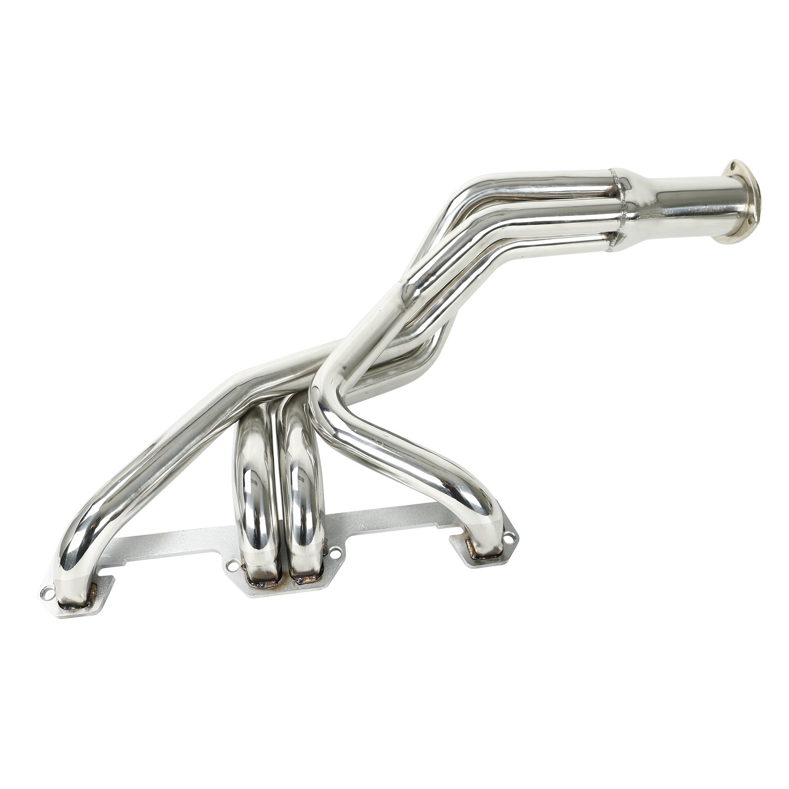 Exhaust Header Manifold For 1972-1991 Dodge Pair 4-1 Long Tube Exhaust Header Manifold + Collector