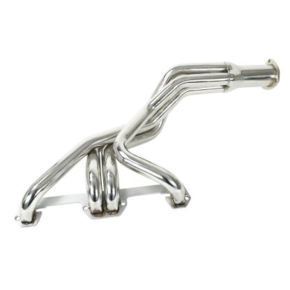 Exhaust Header Manifold For 1972-1991 Dodge Pair 4-1 Long Tube Exhaust Header Manifold + Collector